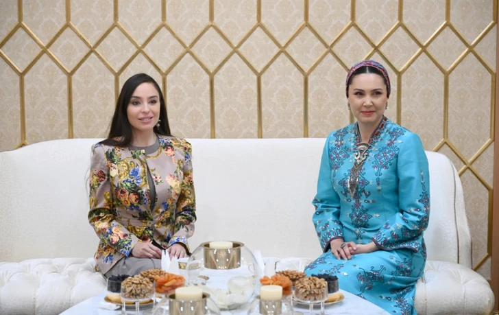 Лейла Алиева прибыла с визитом в Туркменистан