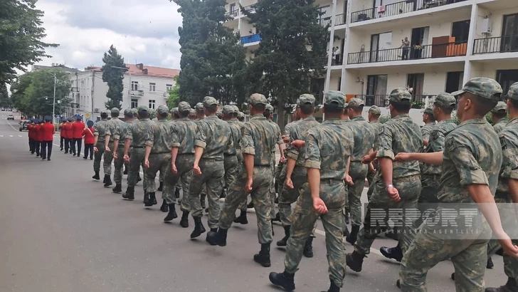 Media.az - Новости Азербайджана - Военный оркестр и торжественный марш: в Ханкенди отмечают День Вооруженных сил