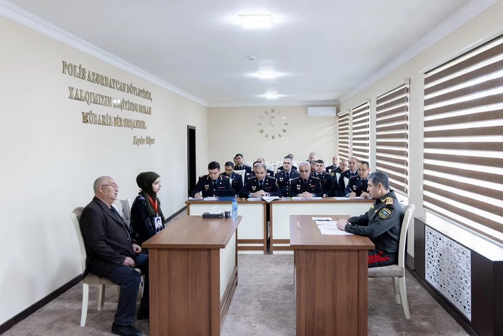 Media.az - Новости Азербайджана - Вилаят Эйвазов провел в Гёйчае очередной прием граждан и строевой смотр