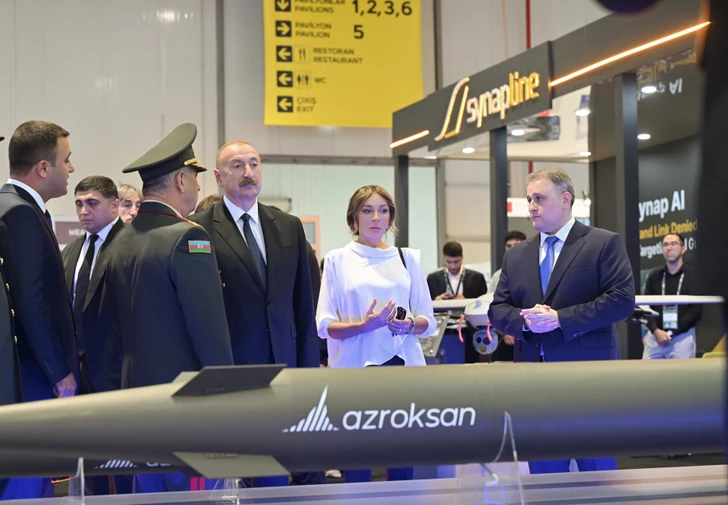Media.az - Новости Азербайджана - Президент Ильхам Алиев ознакомился с выставками ADEX 2026 и Securex Caspian