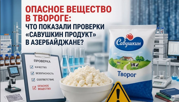 Опасное вещество в твороге: что показали проверки «Савушкин продукт» в Азербайджане?