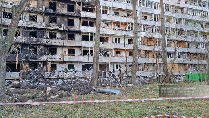 Media.az - Новости Азербайджана - В Киеве во время ракетной атаки пострадала квартира азербайджанской семьи