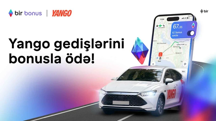 Оплачивайте поездки на такси Yango с Bir Bonus – пусть деньги останутся в вашем кошельке