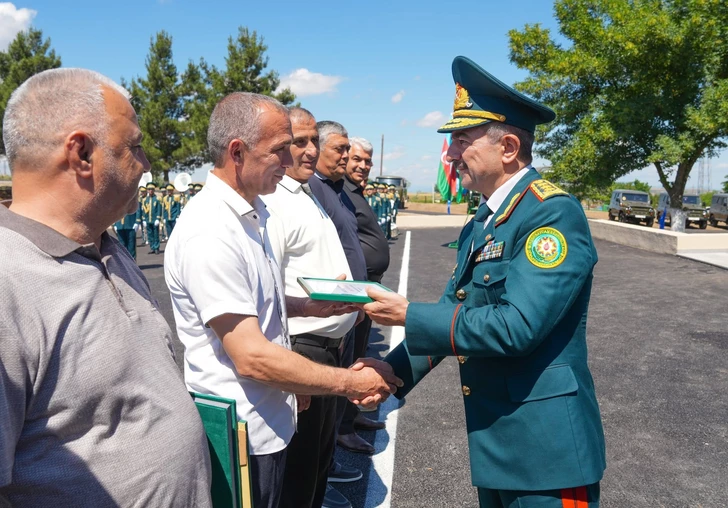 Media.az - Новости Азербайджана - Открылась служба пограничной комендатуры «Самур»