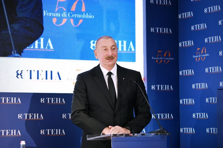 Media.az - Новости Азербайджана - Президент Ильхам Алиев на Международном форуме Черноббио
