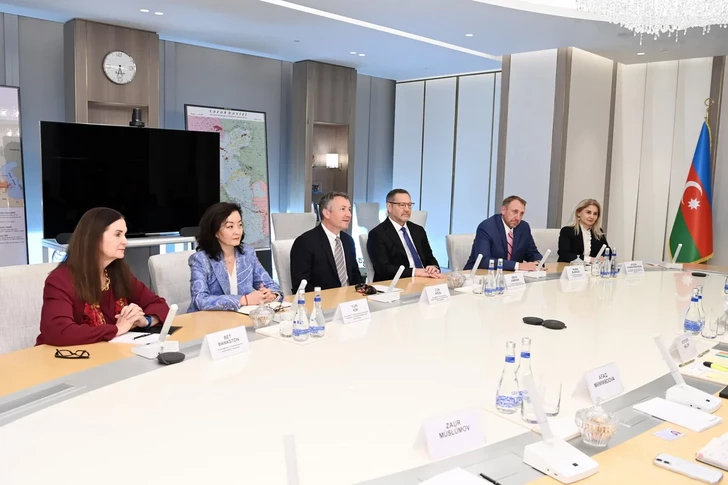 Media.az - Новости Азербайджана - Глава SOCAR обсудил с вице-президентом ExxonMobil сотрудничество в энергетической сфере