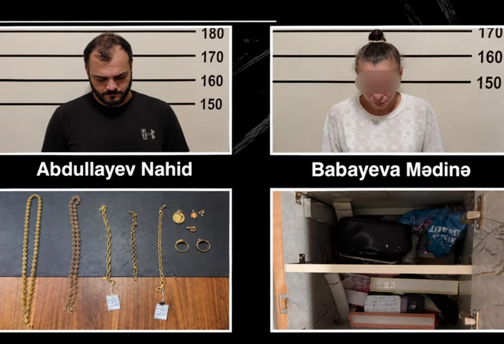 Media.az - Новости Азербайджана - В Баку задержаны подозреваемые в хищении золотых украшений и денег из жилого дома