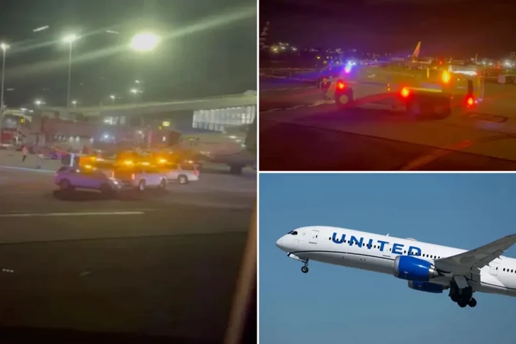 Самолеты United Airlines столкнулись на рулежной дорожке