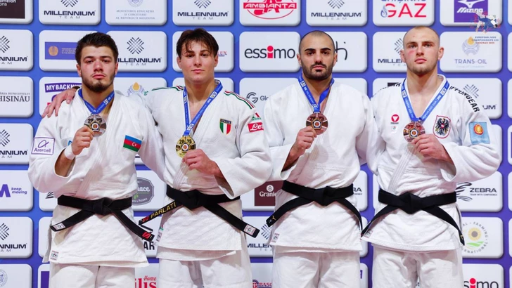 Азербайджанская сборная стала чемпионом Европы U-23 по дзюдо