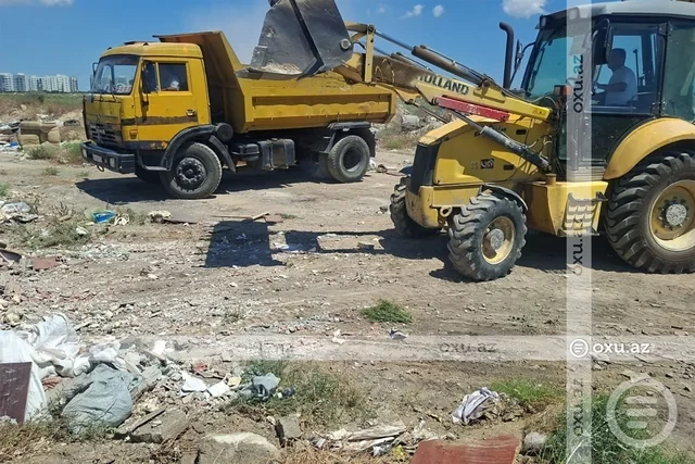 Media.az - Новости Азербайджана - В Баку за «автомобильным рынком» устроили свалку пищевых отходов