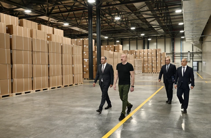 Media.az - Новости Азербайджана - Президент принял участие в открытии предприятия по производству табачных изделий в Агдаме