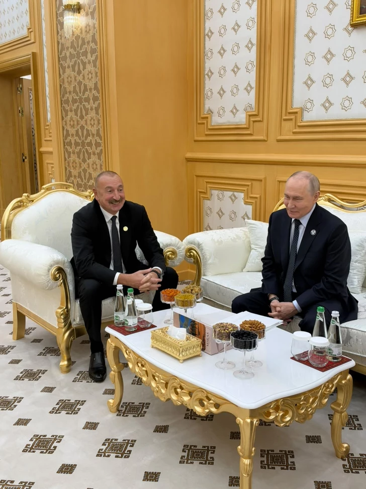 Media.az - Новости Азербайджана - Ильхам Алиев провел неформальные встречи с президентами России и Туркменистана