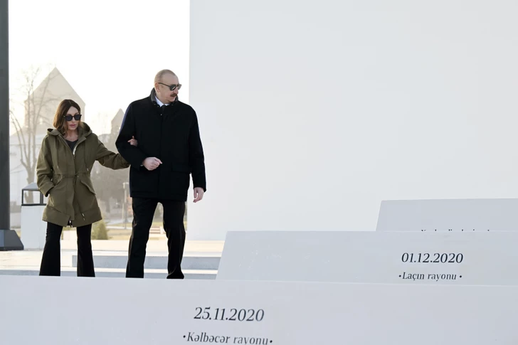 Media.az - Новости Азербайджана - Ильхам Алиев поучаствовал в открытии Парка Победы в Ханкенди