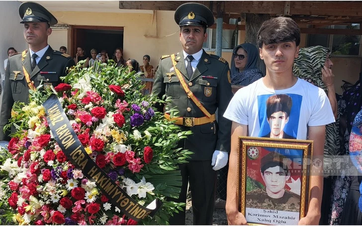 В Хачмазе простились с шехидом Первой Карабахской войны