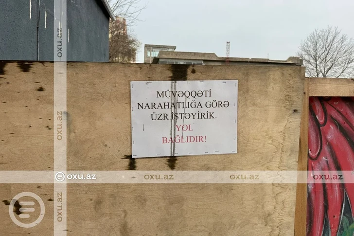 Media.az - Новости Азербайджана - Два года в обход: в Баку родители пожаловались на перекрытую дорогу к школе