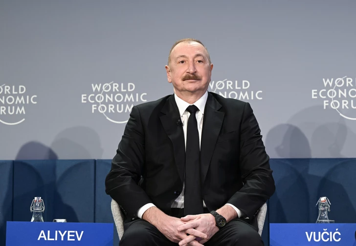 Media.az - Новости Азербайджана - Ильхам Алиев принял участие в панельном заседании в Давосе