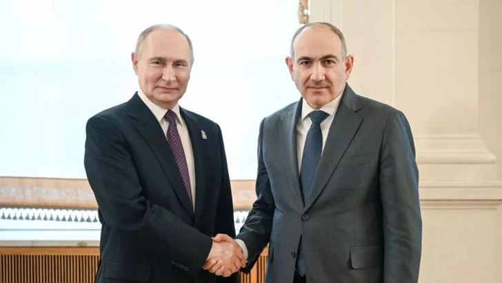 Путин встретился с Пашиняном в Кремле