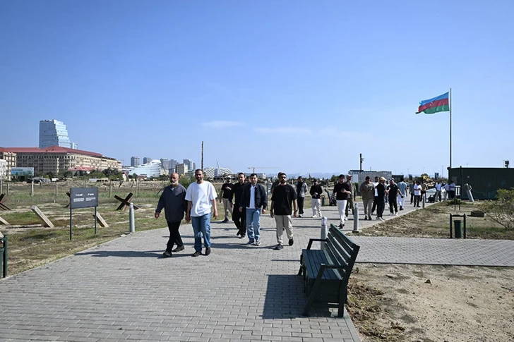 Media.az - Новости Азербайджана - Участники учений «Встреча соколов - 2026» посетили в Баку Парк военных трофеев
