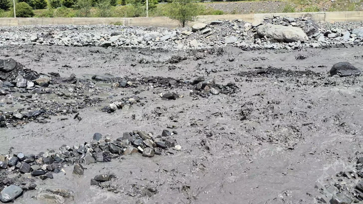 Media.az - Новости Азербайджана - После мощного селя в Габалинском районе закрыли дорогу в село Лаза