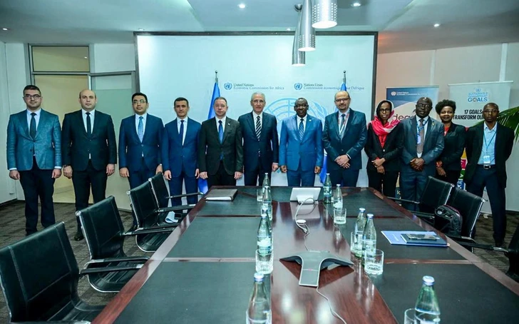 Мухтар Бабаев встретился с исполнительным секретарем Экономической комиссии ООН для Африки