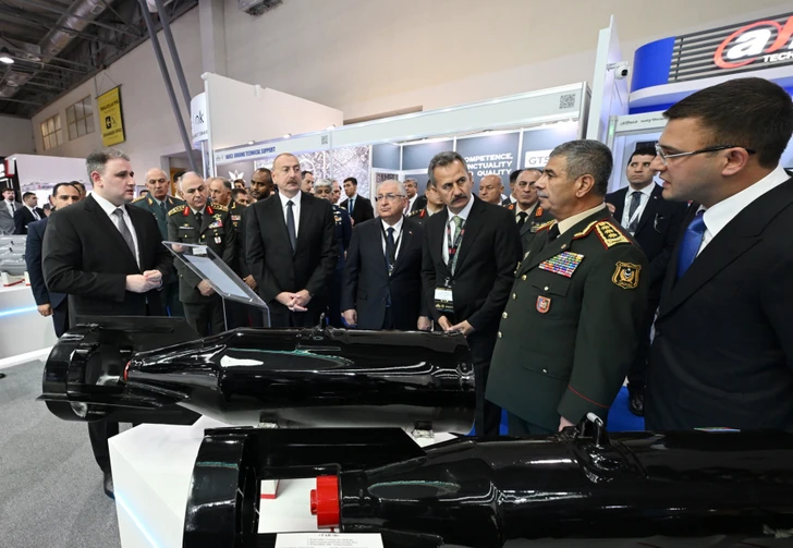 Media.az - Новости Азербайджана - Президент Ильхам Алиев ознакомился с V выставкой ADEX-2024 и выставкой Securex Caspian