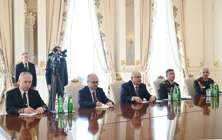 Media.az - Новости Азербайджана - Президент Ильхам Алиев принял министра национальной обороны Турции