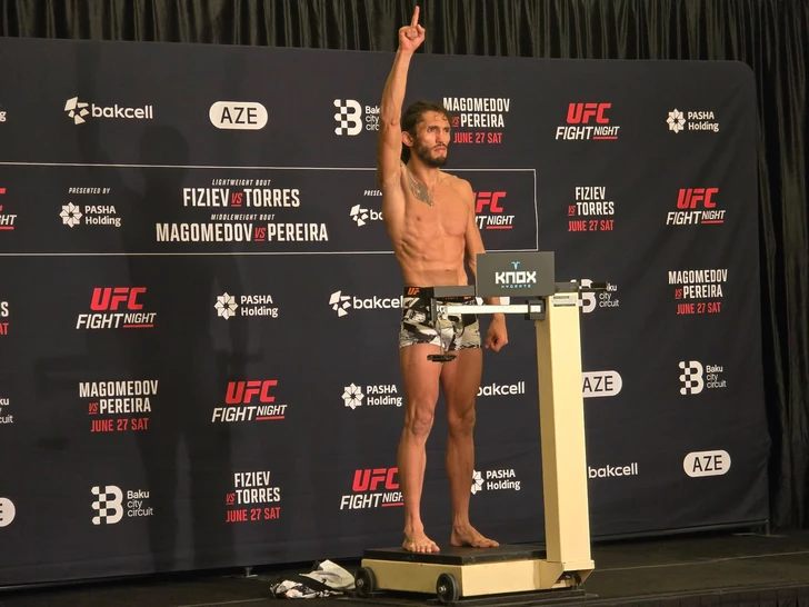 Media.az - Новости Азербайджана - Перед UFC Fight Night Baku состоялась официальная церемония взвешивания