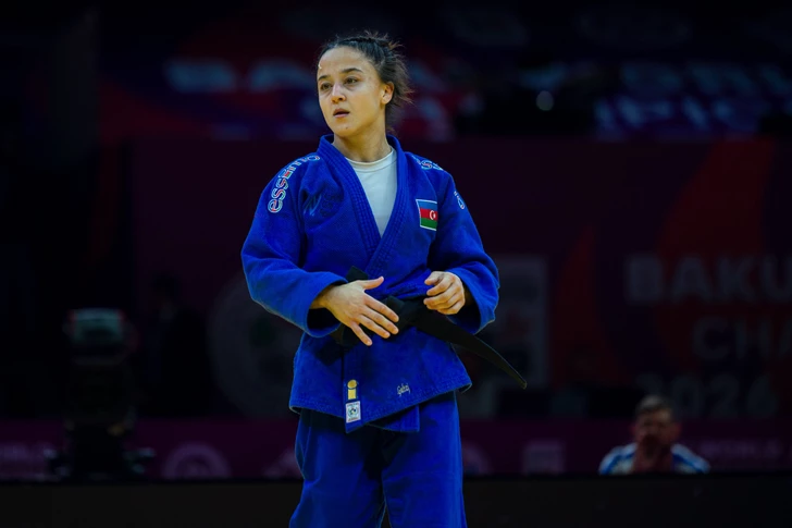Гюльтадж Мамедалиева вышла в 1/4 финала чемпионата мира по дзюдо в Баку
