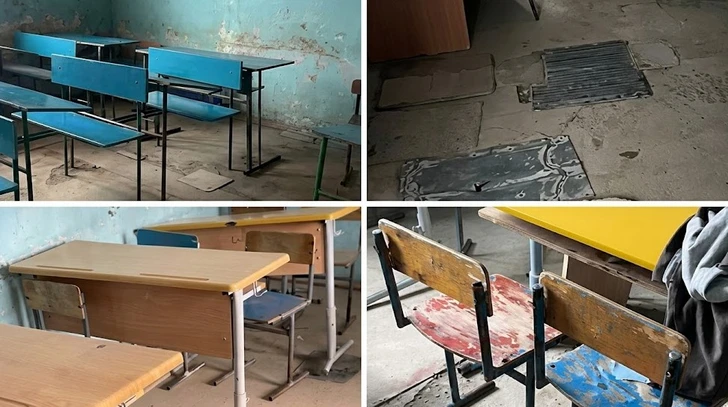 Разрушенные стены и прогнившие полы: родители жалуются на плачевное состояние школы в Джалилабаде