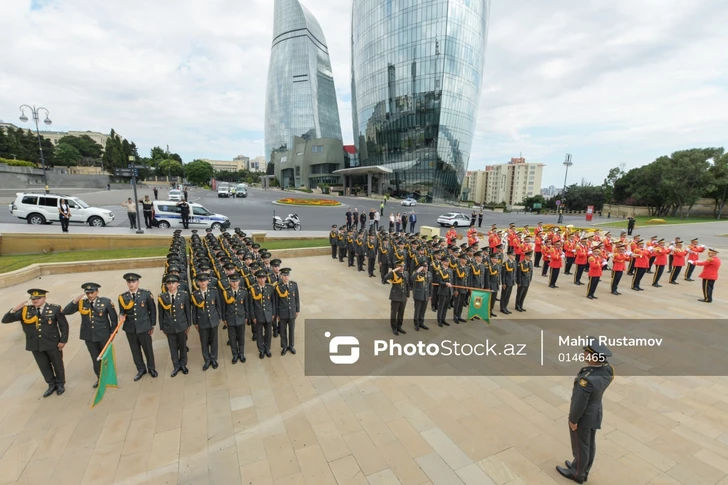 Media.az - Новости Азербайджана - В Баку проходят шествия военнослужащих по случаю Дня Вооруженных сил Азербайджана