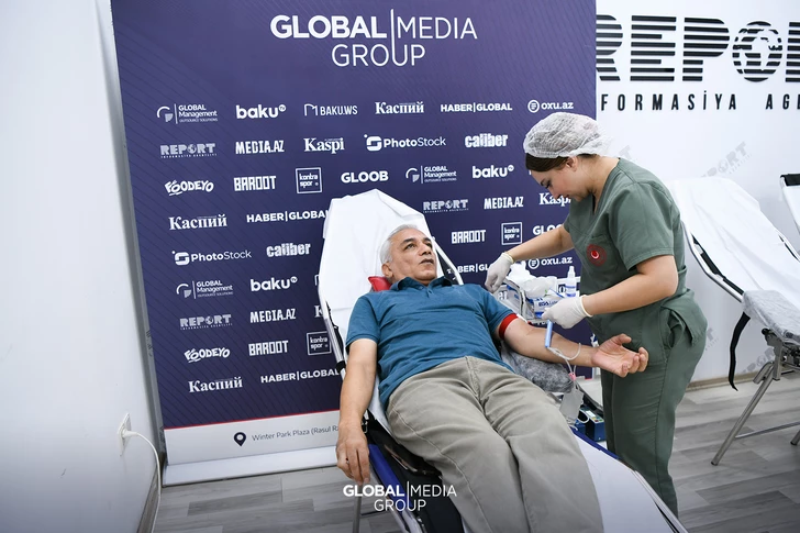 Media.az - Новости Азербайджана - Global Media Group внесла вклад в обеспечение запасов донорской крови в Азербайджане
