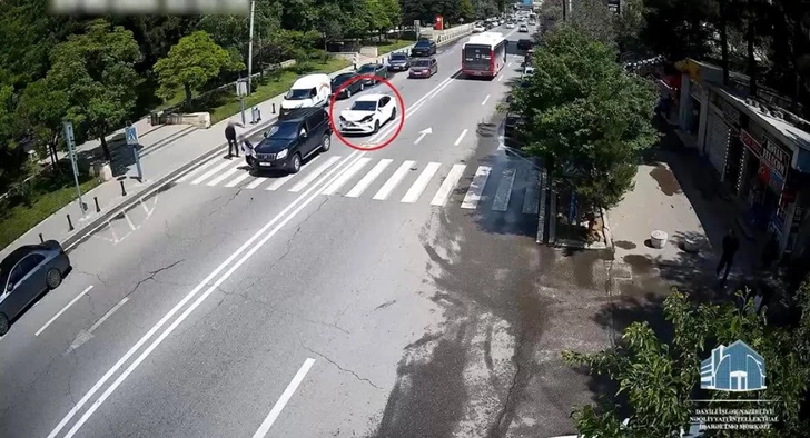 МВД Азербайджана предупредило водителей о рисках цепных аварий у пешеходных переходов