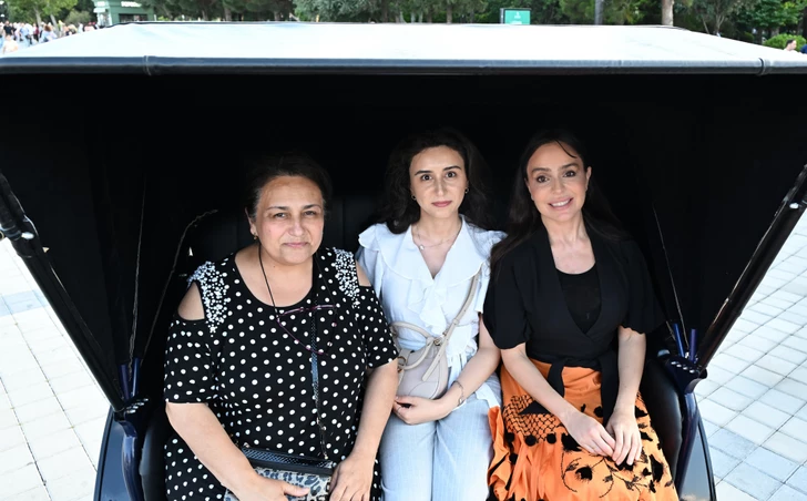 Media.az - Новости Азербайджана - Лейла Алиева и Арзу Алиева приняли участие в церемониях открытия и презентациях в Приморском парке