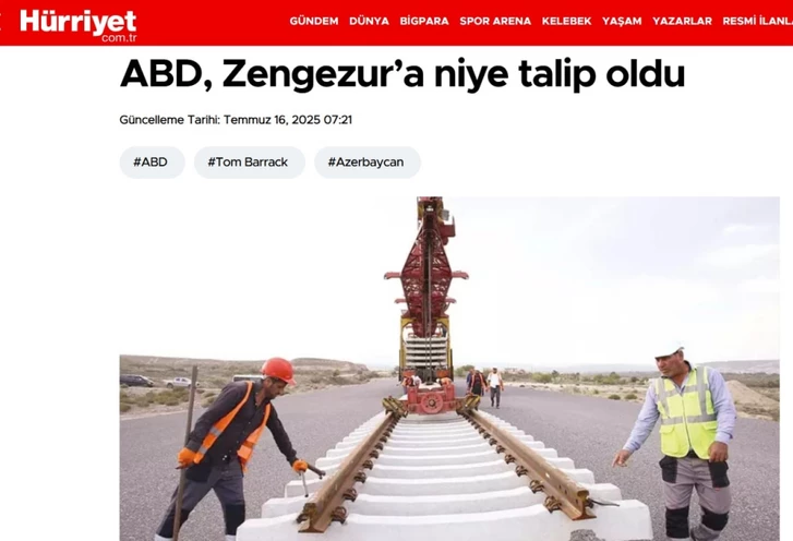 Газета Hürriyet: Армения может исключить Россию из транспортных проектов