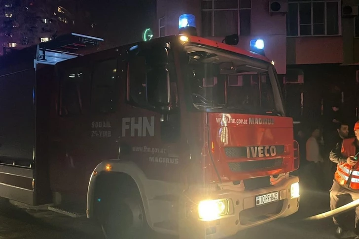 Media.az - Новости Азербайджана - Пожар в Баку: 27 человек отравились дымом, 1 в тяжелом состоянии