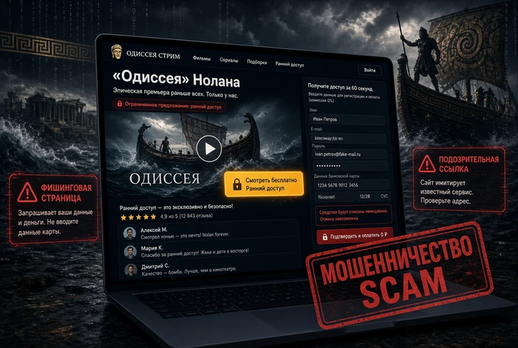 В Азербайджане предупредили о интернет-мошенничестве на фоне премьеры «Одиссеи»