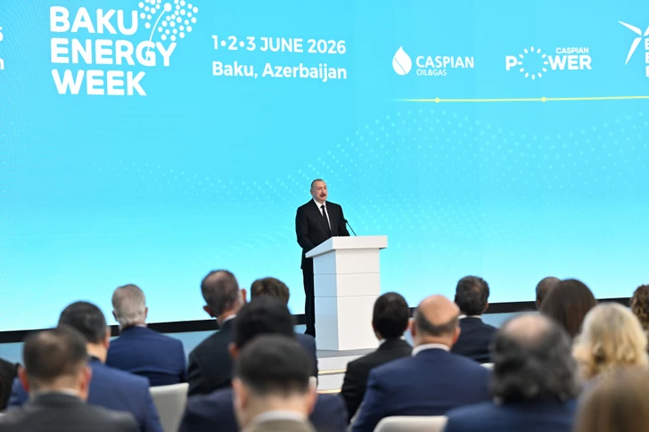 Media.az - Новости Азербайджана - Президент Ильхам Алиев выступил на церемонии открытия 31-го Бакинского энергетического форума