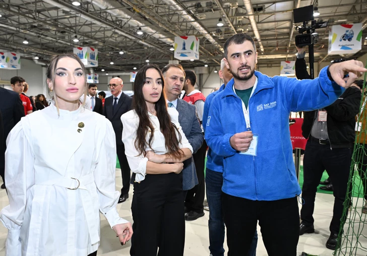 Media.az - Новости Азербайджана - Лейла Алиева, Арзу Алиева и Алена Алиева посетили Международный фестиваль STEAM Азербайджан