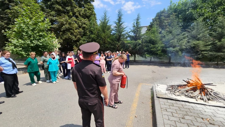 Media.az - Новости Азербайджана - МЧС Азербайджана провел учения в Губинской районной центральной больнице
