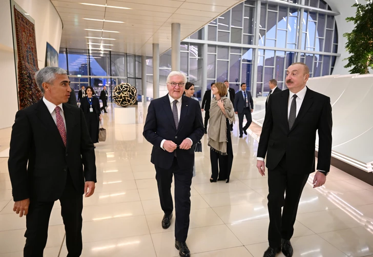 Media.az - Новости Азербайджана - Президенты Азербайджана и Германии посетили концерт, организованный в Центре Гейдара Алиева