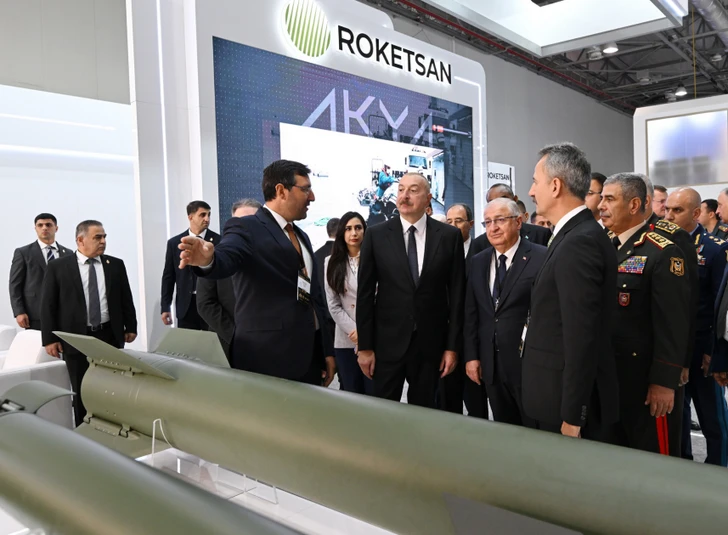 Media.az - Новости Азербайджана - Президент Ильхам Алиев ознакомился с V выставкой ADEX-2024 и выставкой Securex Caspian