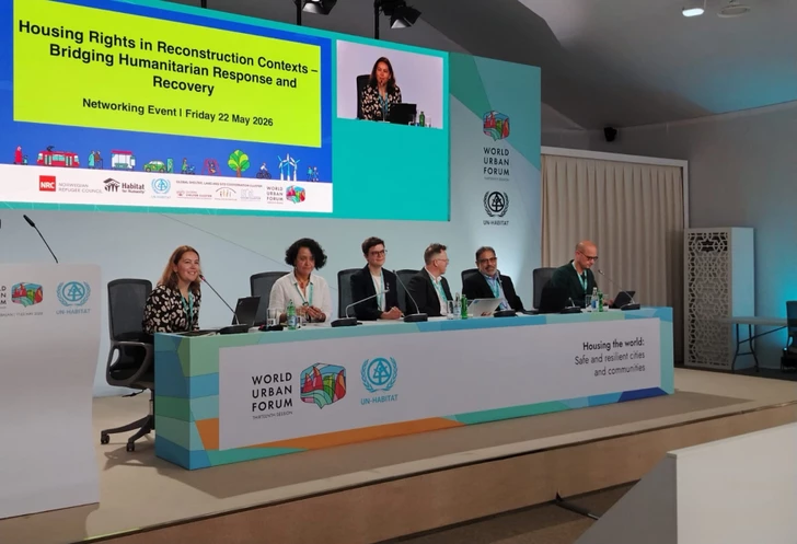 Защита жилищных прав в условиях конфликтов обсуждается на WUF13 в Баку