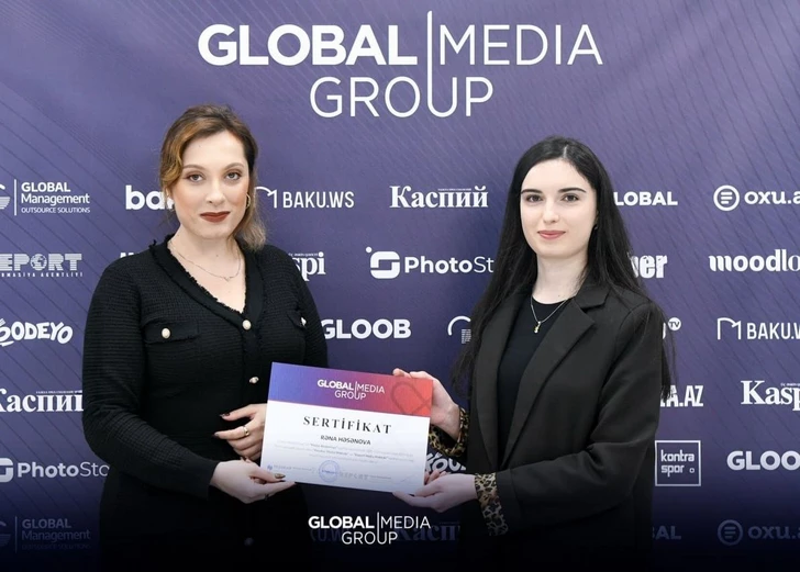 Media.az - Новости Азербайджана - Итоги Медиа Академии «Global Media Group»: 8 будущих специалистов получили сертификаты