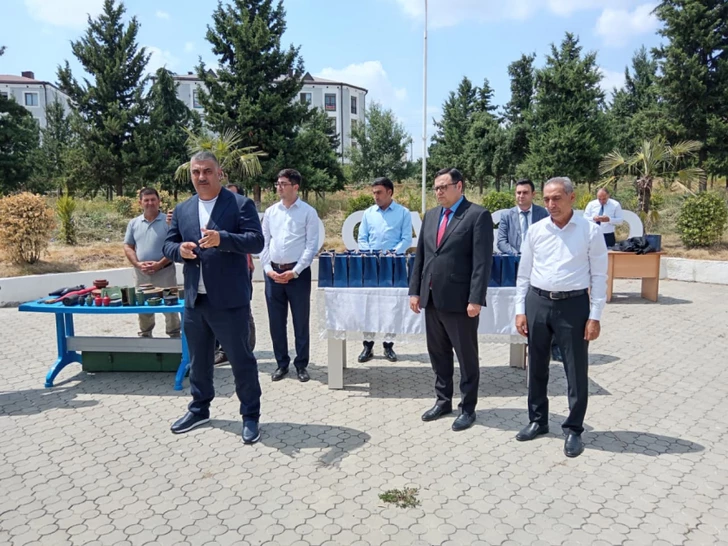 Media.az - Новости Азербайджана - Семьям, прибывшим сегодня в Ходжавендский район, вручены ключи от новых домов