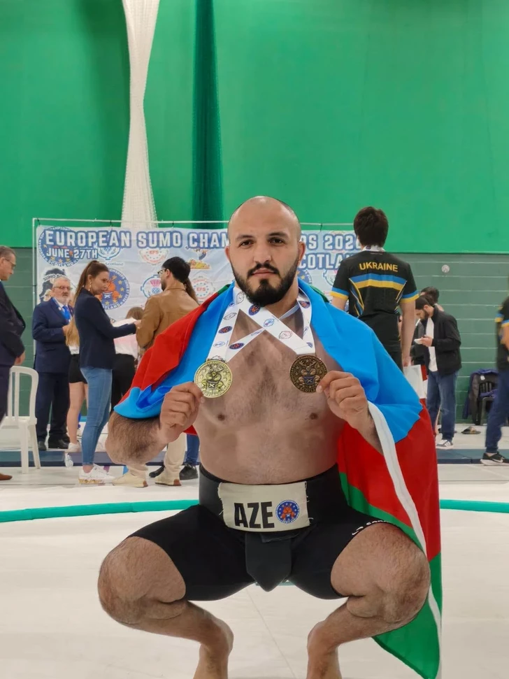 Media.az - Новости Азербайджана - Азербайджанский сумоист стал чемпионом Европы