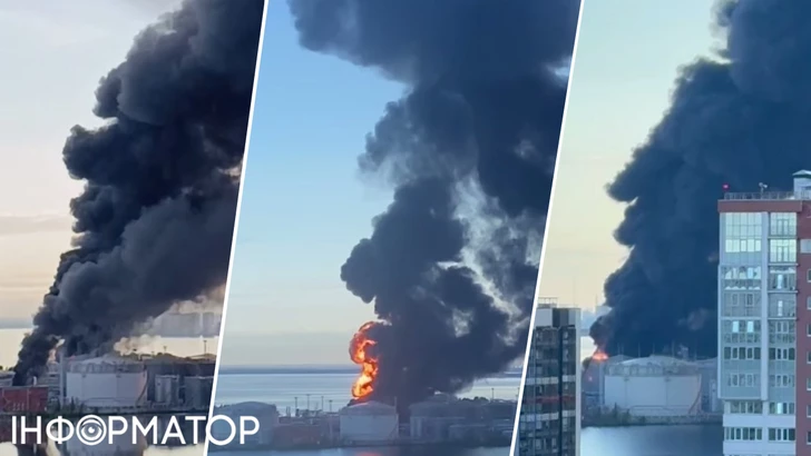 Media.az - Новости Азербайджана - Атака ВСУ на Санкт-Петербург: загорелся нефтяной терминал, есть пострадавшие