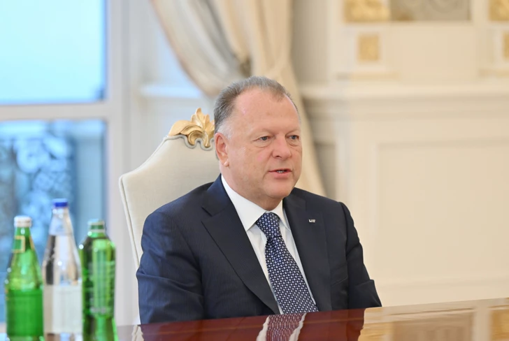 Media.az - Новости Азербайджана - Президент Ильхам Алиев принял президента Международной федерации дзюдо