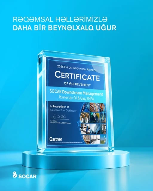 Проект SOCAR Downstream удостоен престижной международной награды