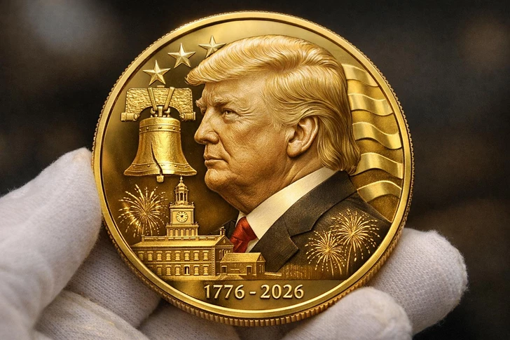 Коллекционные монеты с изображением Трампа раскупили сразу после старта продаж