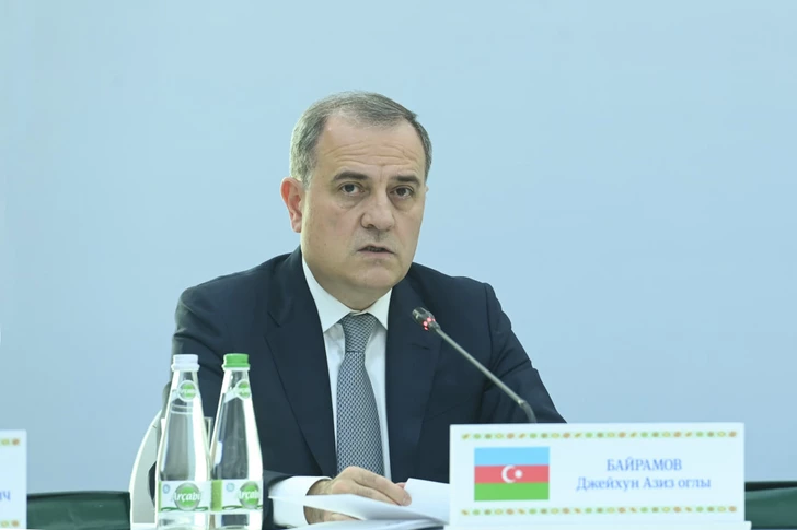 Джейхун Байрамов выступил на заседании Совета министров иностранных дел СНГ в Туркменистане